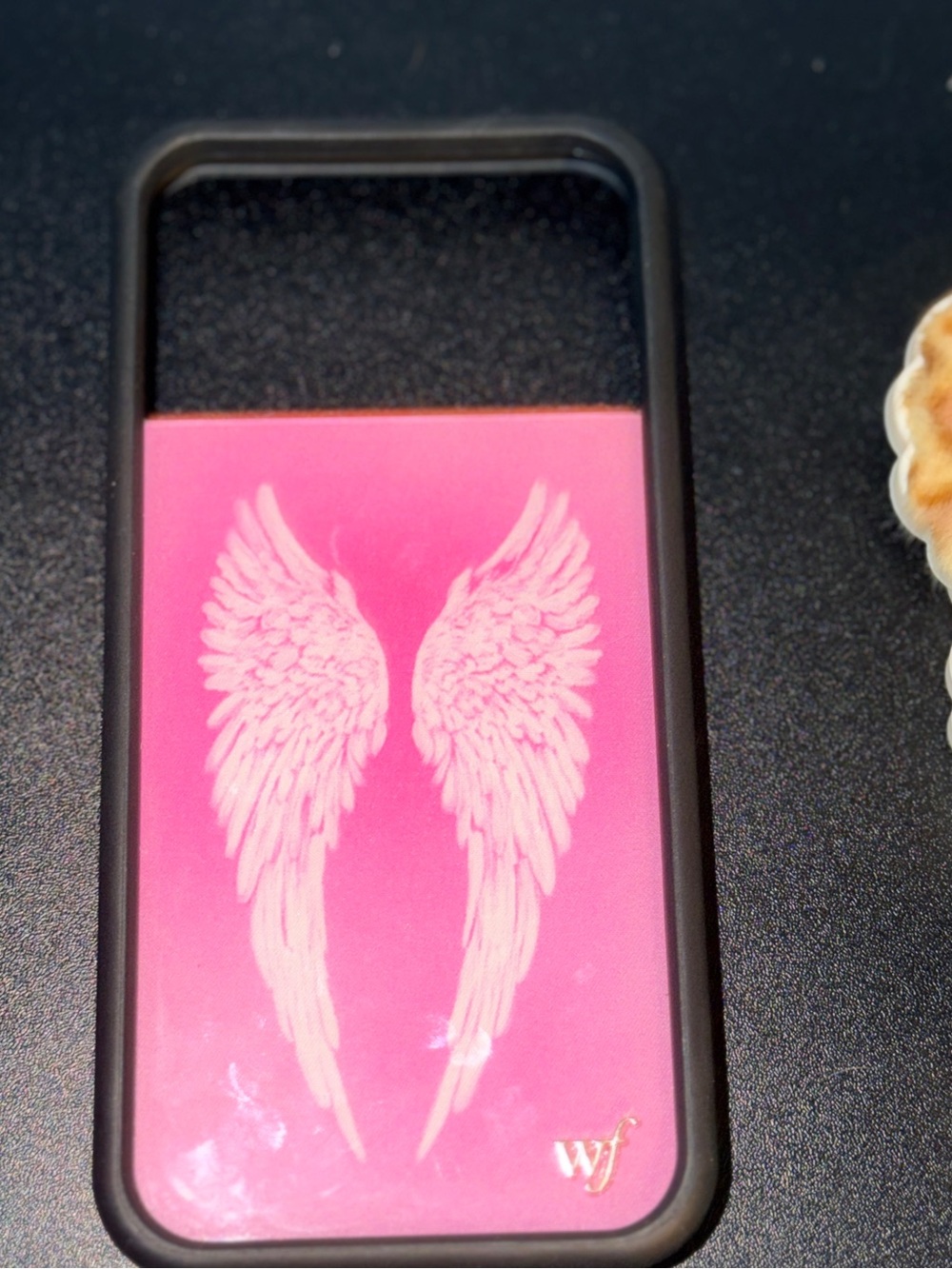 Wildflowers Pink Angel Wing Phone Grip Case